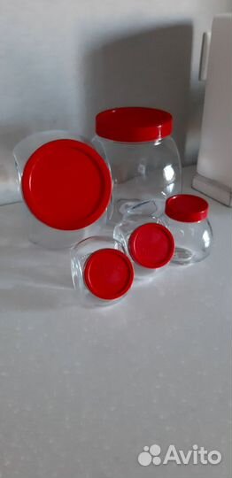 Набор турецких баночек для сыпучих