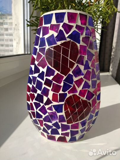 Ваза для цветов ручная работа
