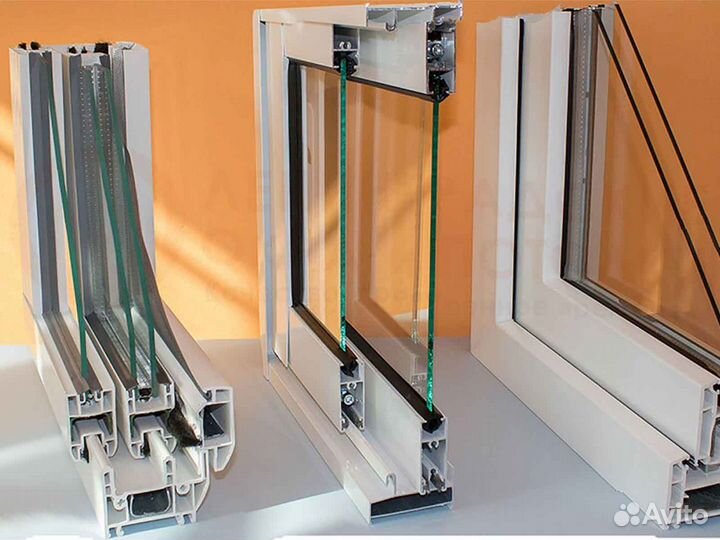 Ремонт окон, стеклопакет Стандарт RAL1976