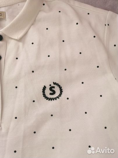 Блузка-поло трикотажная