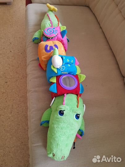 Детская мягкая игрушка крокодил