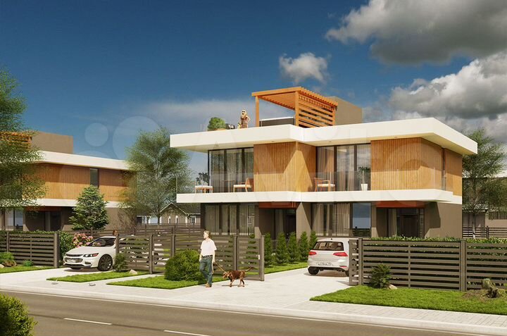 Таунхаус 100 м² на участке 4,6 сот.