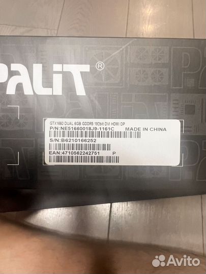 GTX 1660 Palit Dual 6gb