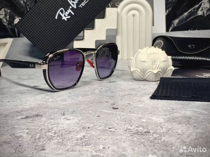 Очки Ray Ban ferrari фиолетовые