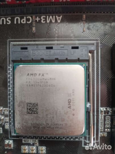 Материнская плата с процессором AM3+