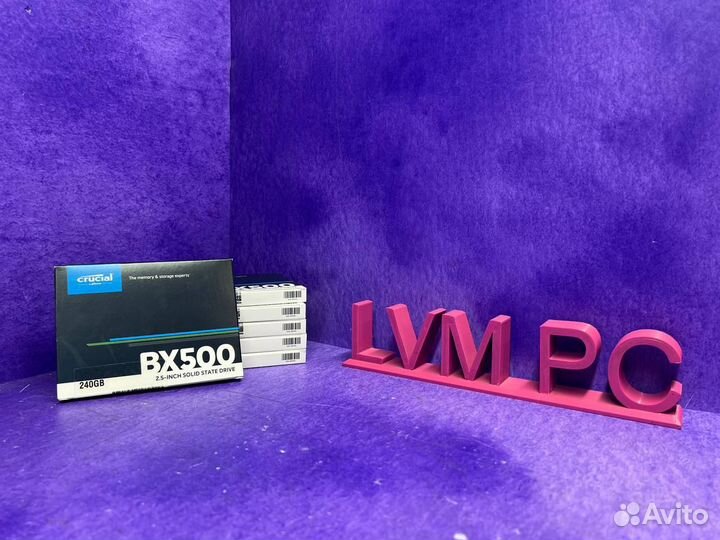 Новый SSD на 240GB Crucial BX500