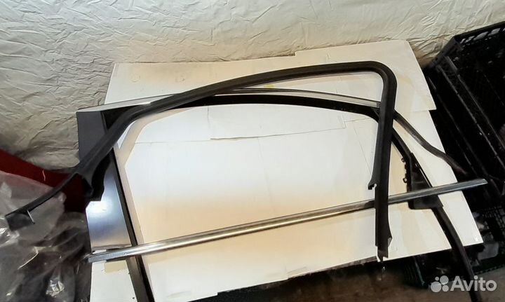 Молдинги на окна дверей (хром) Opel Astra J