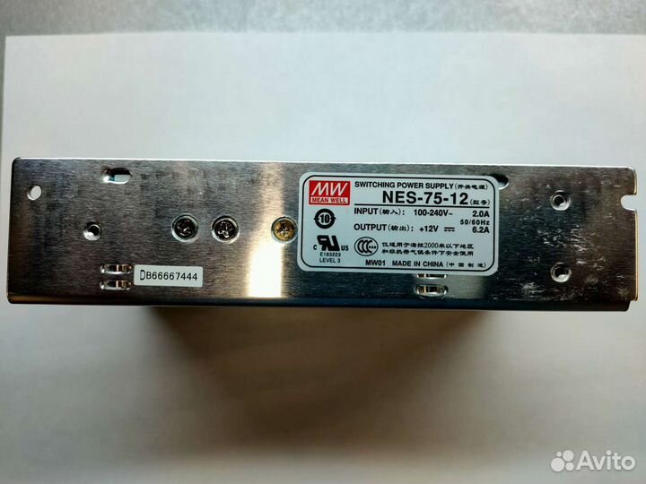 Блок питания 12v 6,2 a