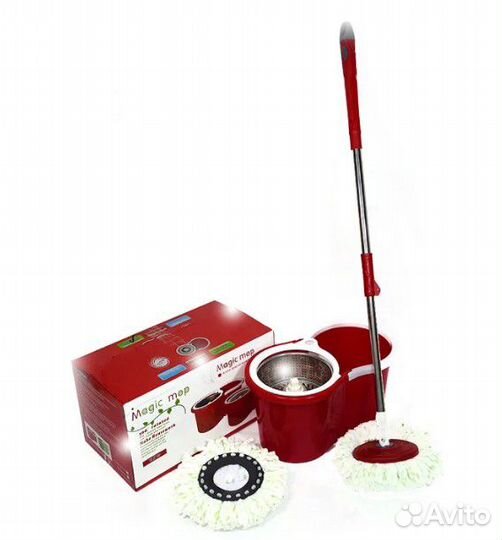 Швабра с отжимом и ведром