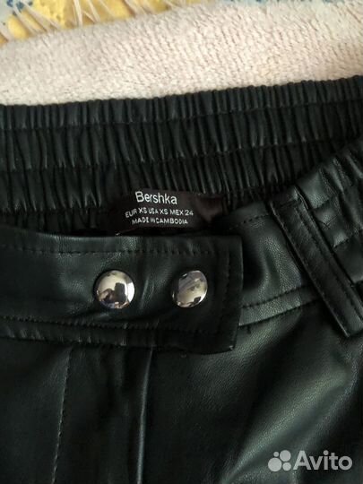 Брюки кожаные