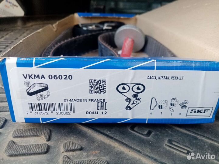 Комплект грм на renault 1.6