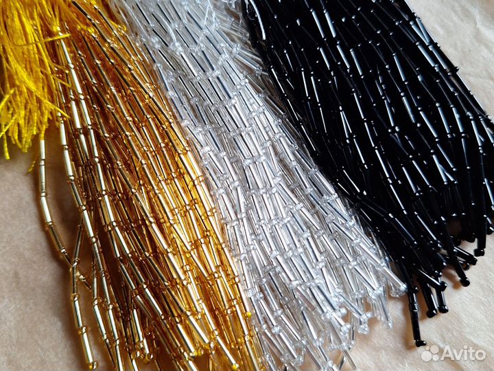 Бахрома стеклярус