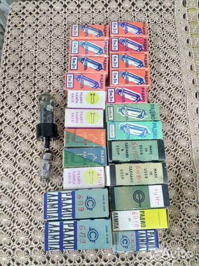 Радиолампы СССР новые в коробках