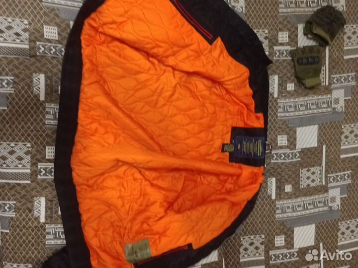 Бомбер alpha industries ma 1 черный