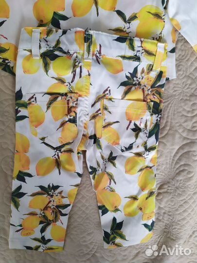 Костюм лимонный 12 m