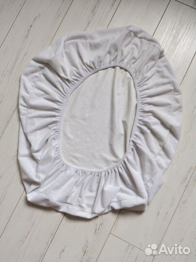 Бортики, простынь на круглую кроватку