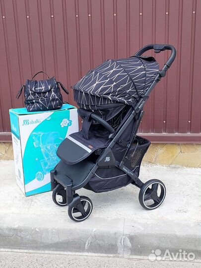 Коляска прогулочная baballo 2023 (полоска на бел)