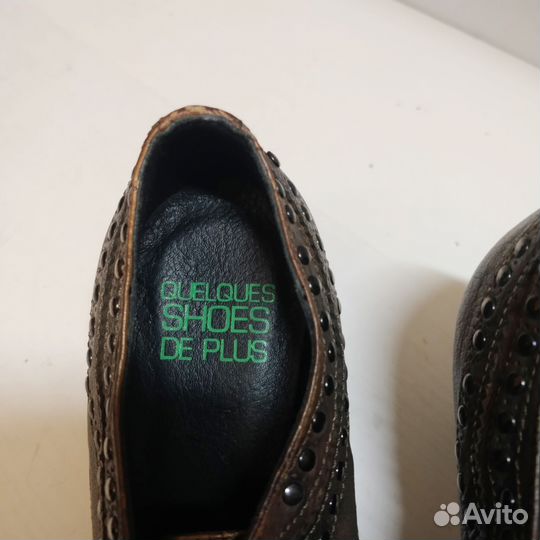 Туфли кожаные Италия