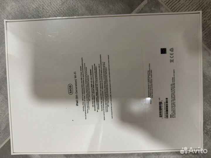 Планшет apple iPad 2021 64 gb wi fi space gray