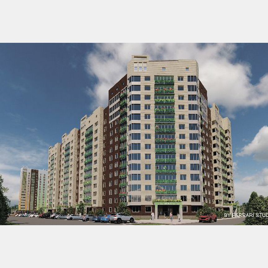 3-к. квартира, 127,3 м², 2/14 эт.