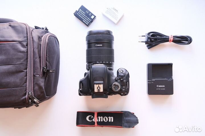 Фотоаппарат Canon 600d (пробег 26к) +18-135 +сумка