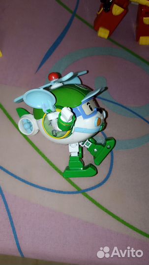 Роботы трансформеры Робокар Поли и команда