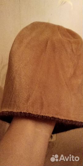 Шапка женская вязаная из ангоры