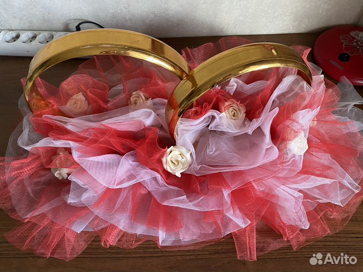 Кольца свадебные на машину