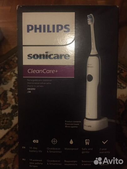 Зубная щетка philips sonicare