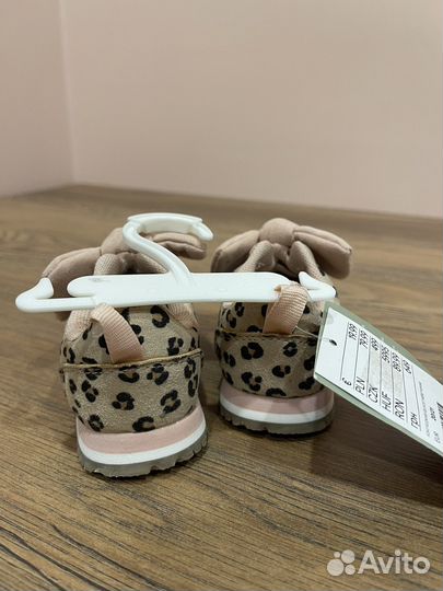 Кроссовки/кеды леопардовые детские H&M 20/21 новые