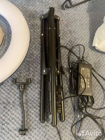 Кольцевая ламка для визажиста с штативом