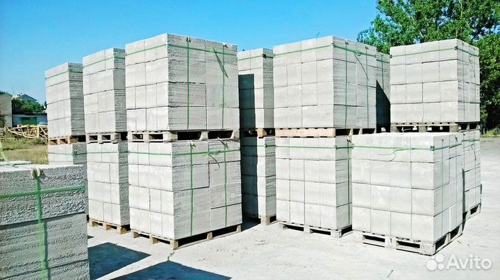 Газобетонные блоки Грас D600 доставка