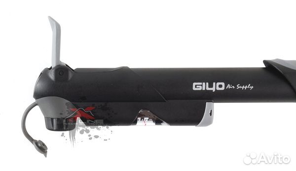 Велонасос с манометром Giyo GP-41S до 80psi,5.5атм