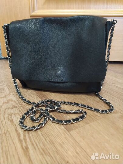 Сумка zara натуральная кожа