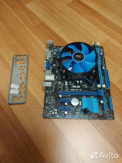 Сборка на материнской плате asus H61M-K