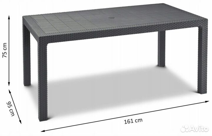 Садовая мебель, угловой диван и обеденный стол