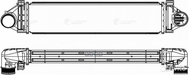 Интеркулер volvo S80 2.0T 06- lric 1009 luzar