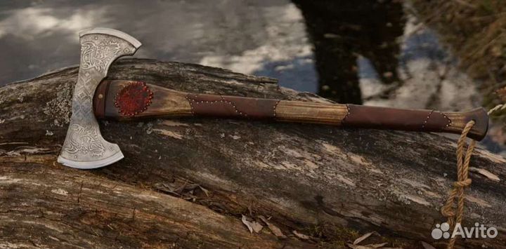 Топор кованый Викинг двусторонний
