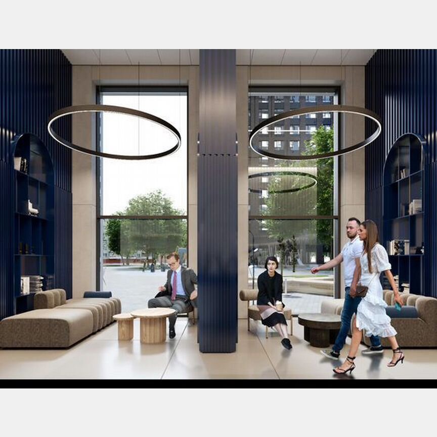 1-к. апартаменты, 54,3 м², 11/11 эт.