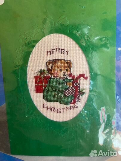 Открытка на Рождество ручной работы