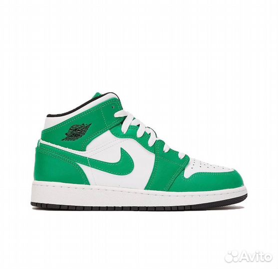 Кроссовки Nike Air Jordan 1 Mid “Lucky Green”