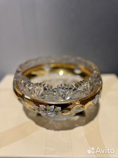 Ваза хрустальная Bohemia конфетница