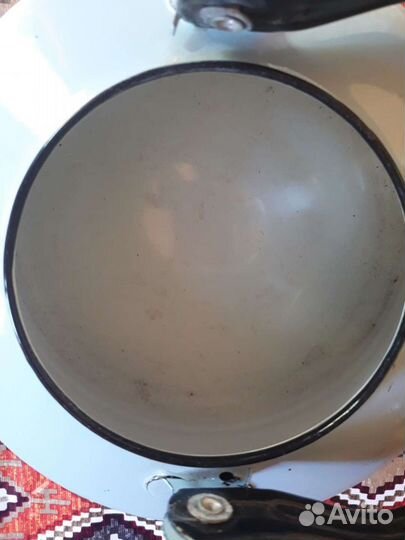 Чайник эмалированный винтаж ссср, новый