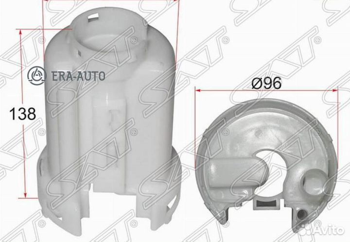 SAT ST-ZL05-20-490A Фильтр топливный mazda 323 98-04/premacy 00-02/familia 1.3 00-03
