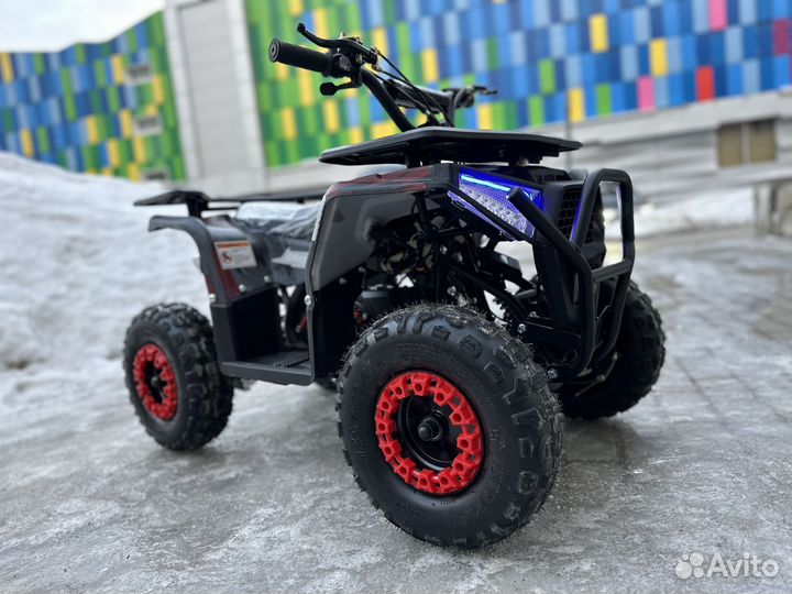 Детский квадроцикл Grizlik Midi ES BW красный