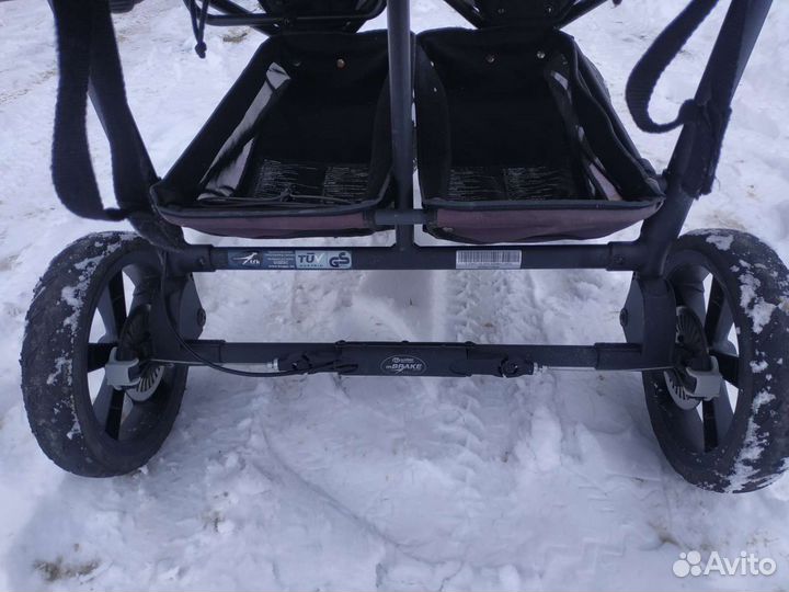 Прогулочная коляска для двойни бу