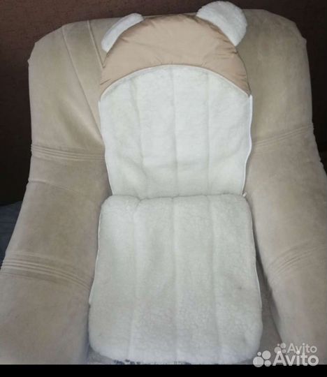 Конверт на выписку зимний, в коляску