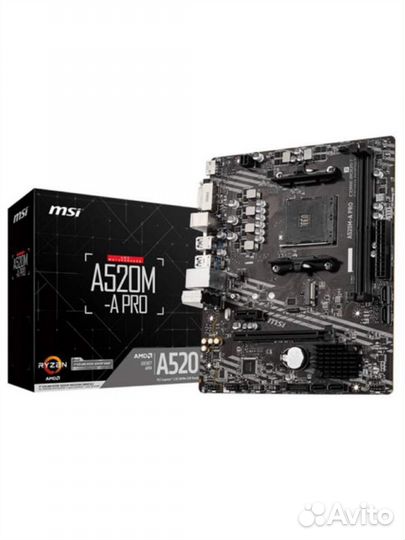 Материнская плата MSI A520M-A PRO