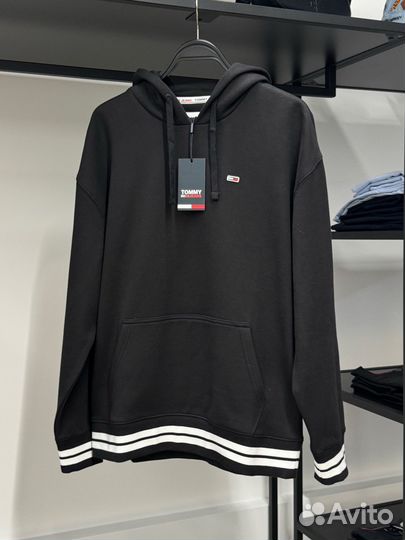 Худи Tommy Jeans Collegiate Relaxed Fit Black