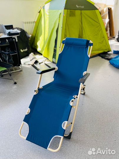 Шезлонг для дачи, туризма, кемпинга